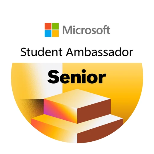 Microsoft Student Ambassador Senior badge